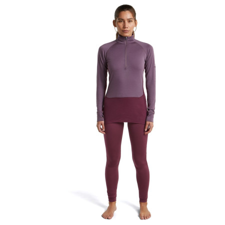 Damen-Funktionsshirt Icebreaker Women Mer 200 ZoneKnit LS Half Zip