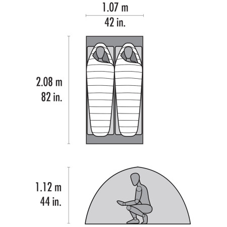 Zelt MSR Advance Pro 2