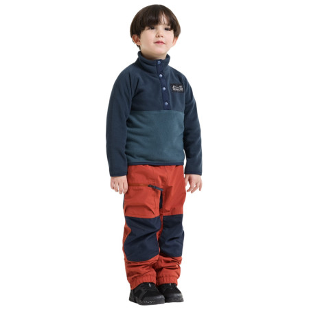 Kinder-Sweatshirt Didriksons Monte Kids Half Bu 6 Mountain Blue