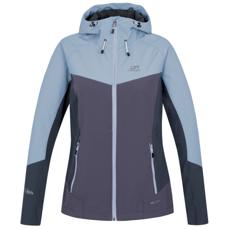 Damen-Softshell-Jacke Hannah Pulla blau blue fog/shark