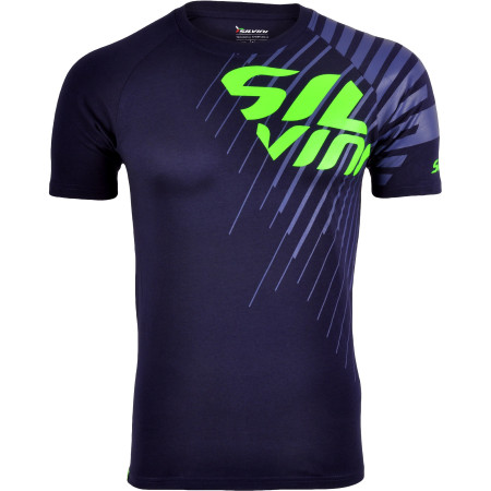 Herren-T-Shirt Silvini Promo MT517 blau NavyGreen