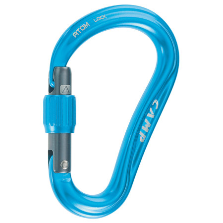 Karabiner Camp Atom lock blau Blue
