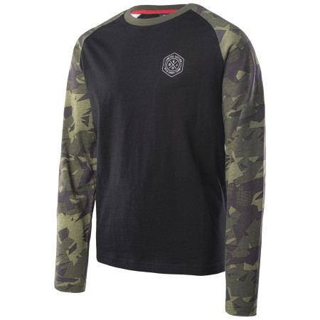 Kinder-T-Shirt Bejo Rick Ls Jrb schwarz Black/Deep Depths Moro