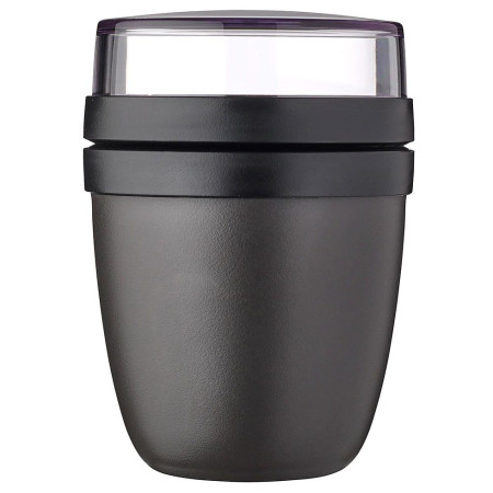 Snack-Box Mepal Ellipse Mini 300 + 120 ml schwarz Nordic Black