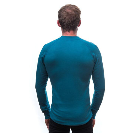 Herren-T-Shirt Sensor Double Face lang. Saphir-Hülse