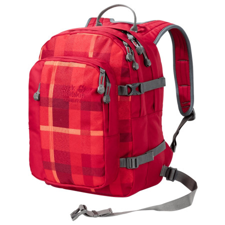 Kinderrucksack Jack Wolfskin Berkeley S rot IndianRedWovenCheck