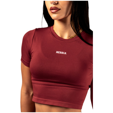 Damen-Top Nebbia Seamless crop top with SS Power