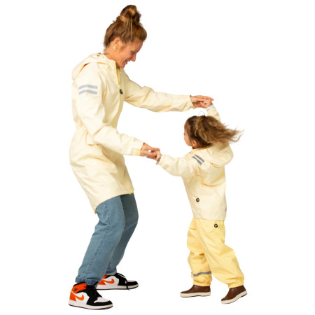 Wasserdichte Kinderjacke DucKsday Rain Jacket Lemonade