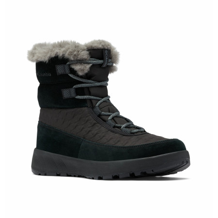 Damen-Winterschuhe Columbia Slopeside Peak Luxe schwarz Black, Graphite
