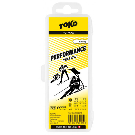 Wachs TOKO Performance gelb 120 g TripleX