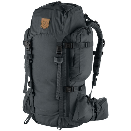 Wanderrucksack Fjällräven Kajka 55 schwarz Coal Black