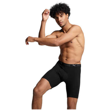 Herren-Boxershorts Puma Sport Cotton Long Boxers 2P