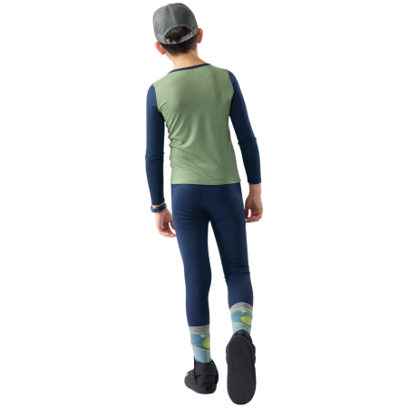 Kinder-Funktionsshirt Smartwool Kids' Classic Merino Blend Base Layer Cr