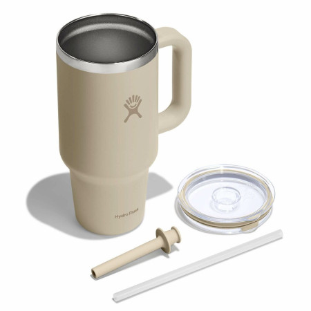 Thermotasse Hydro Flask 32 Oz Travel Tumbler Clear Lid