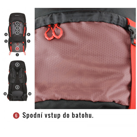 Rucksack Husky Samont 60+10 L