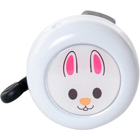 Radklingel Just One Zoo weiß