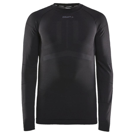 Herren-T-Shirt Craft Active Intensity LS schwarz BlackAsphalt