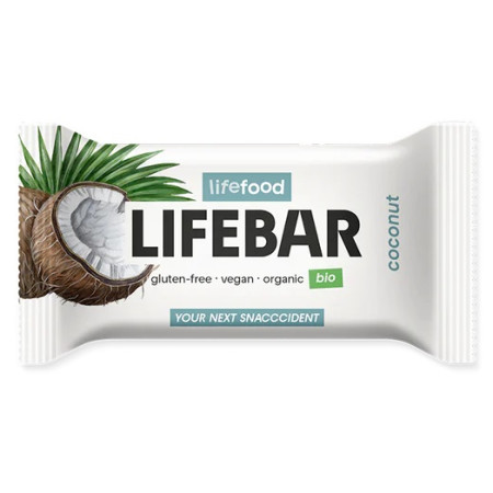 Riegel Lifefood Lifebar Kokosriegel RAW BIO 40 g