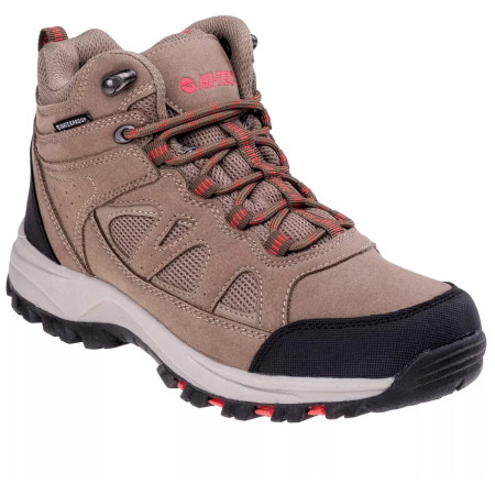 Damenschuhe Hi-Tec Lamite Mid Wp Wo'S hellbraun Smog/Sand/Watermelon Red