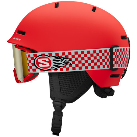 Kinder Skihelm Salomon Player Combo