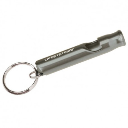 Pfeife Lifesystems Mountain Whistle silber Silver