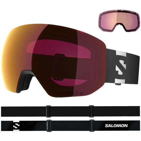 Skibrille Salomon Radium Pro S Sigma (And Extra Lens) schwarz Black