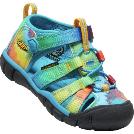 Kindersandalen Keen Seacamp II CNX INF mix1 vivid blue/original tie dye