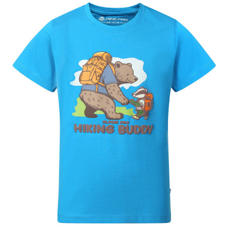 Kinder-T-Shirt Alpine Pro Rejo hellblau blue jewel