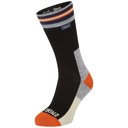 Wasserdichte Socken SealSkinz Surlingham-M schwarz Black