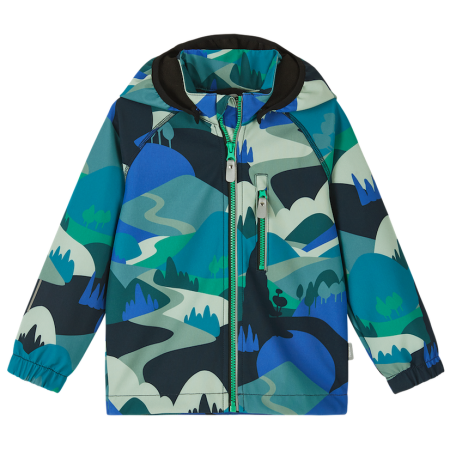 Kinder-Softshell-Jacke Reima Vantti Sparkly Blue blau Sparkly Blue