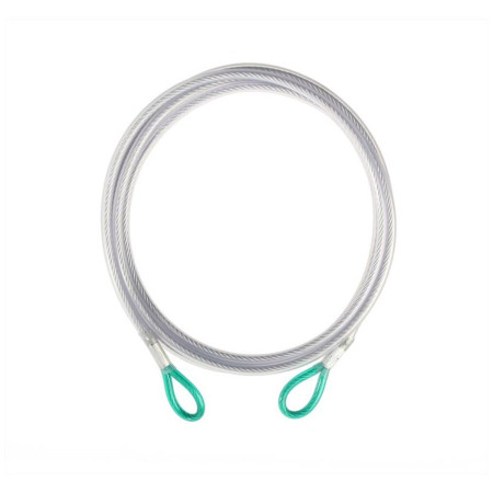 Ankerschlaufe Singing Rock Steel Anchor "I" 5m silber/grün