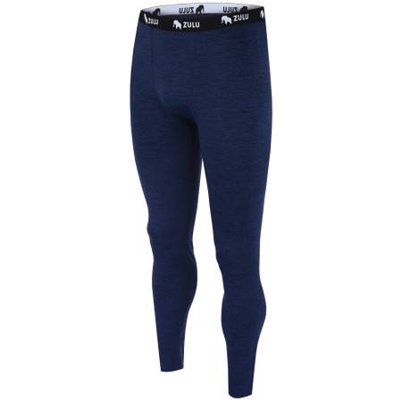 Herreunterhose Zulu Merino 160 blau navy melange