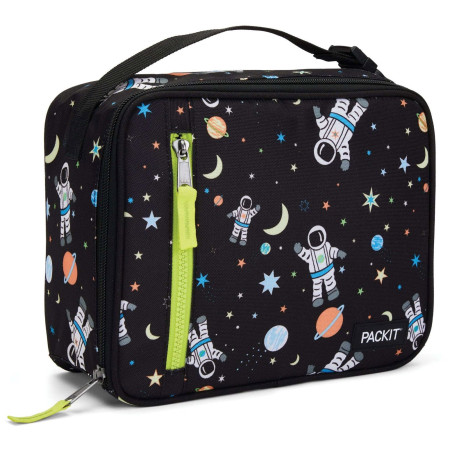 Essensbox Packit Classic Lunch Box schwarz/weiß Spaceman