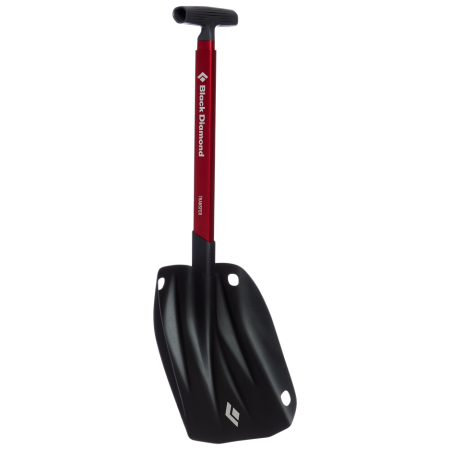 Faltbare Schaufel Black Diamond Transfer Shovel schwarz/rot Hyper Red