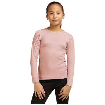 Kinder-Funktionsshirt Icebreaker K 200 Oasis LS Crewe Pink Quartz