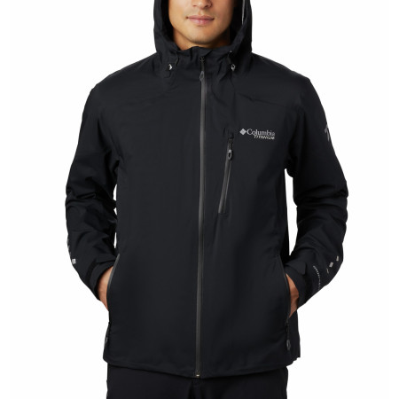 Herrenjacke Columbia Titan Pass 2.5L Shell schwarz Black