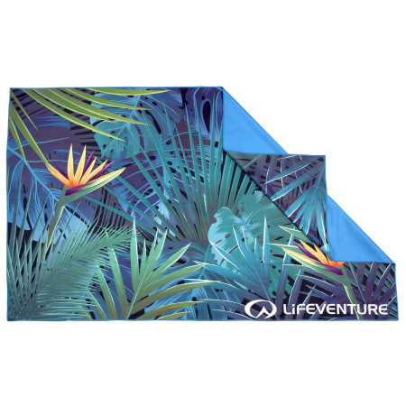 Schnelltrocknendes Handtuch LifeVenture Bedrucktes SoftFibre Trek-Handtuch blau/grün Tropical