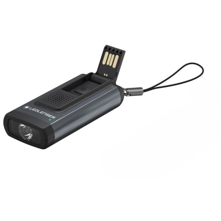 Taschenlampe Ledlenser K6R Safety schwarz šedá