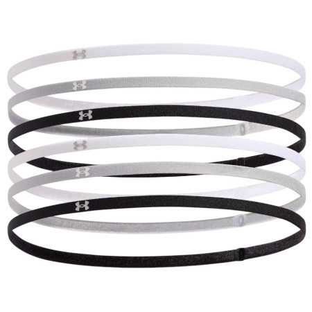 Stirnbänder Under Armour W Mini Elastic 6PK schwarz Black / / Mod Gray