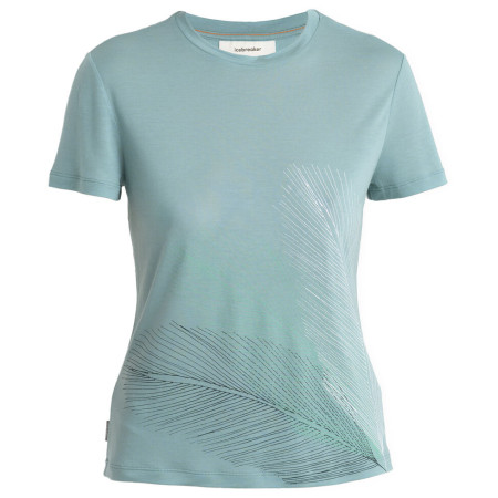 Damen-Funktionsshirt Icebreaker Women Merino Core SS Tee Plume hellblau Cloud Ray