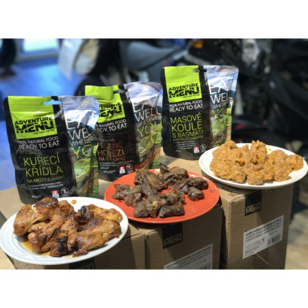 Fertigessen Adventure Menu Hähnchenflügel mit Honig und Chili