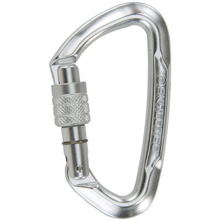 Karabiner Skylotec Lime SG (screw gate) silber Silver