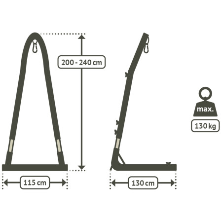 Ständer für Hängesessel La Siesta Mediterráneo