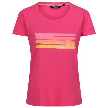 Damen-T-Shirt Regatta Filandra VIII rosa Hot Pink