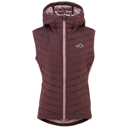 Damen Daunenweste Kari Traa Eva Down Vest braun Syrup