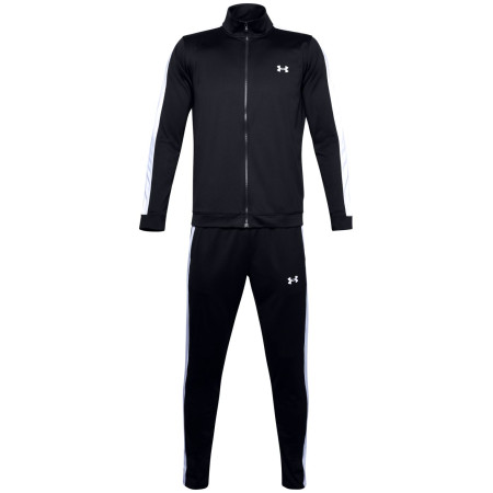 Herren-Set Under Armour Knit Track Suit schwarz Black//White