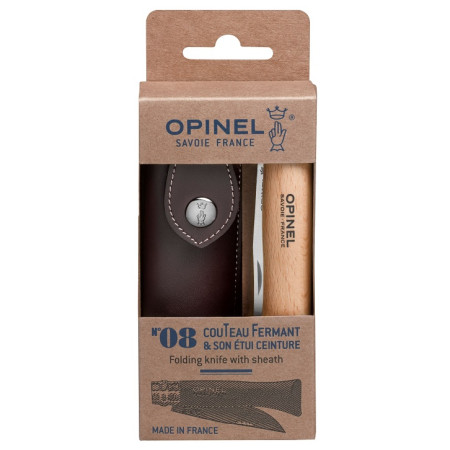 Sets Opinel Set Messer Nr.8 + Alpine Messertui