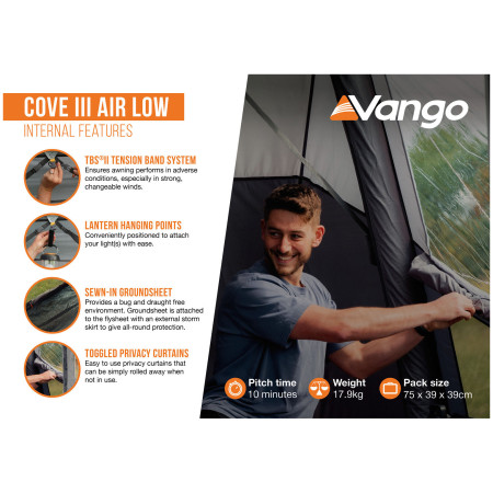 Vorzelt Vango Cove III Air Mid