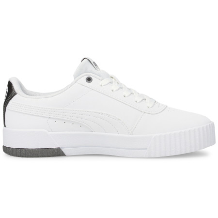 Damenschuhe Puma Carina Raw Metallics weiß white
