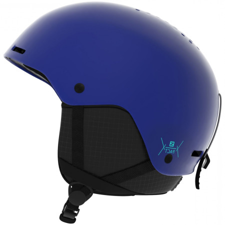 Kinder Skihelm Salomon Pact blau SurfTheWeb